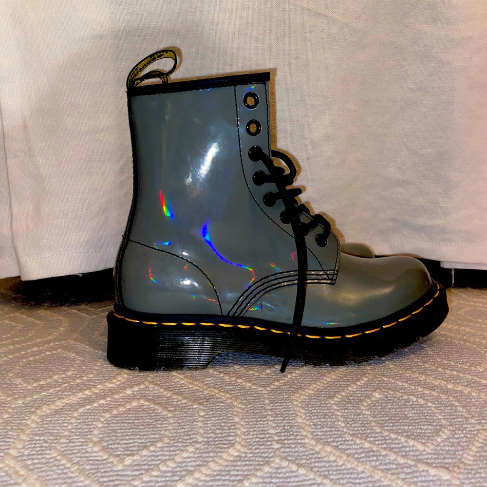 Dr. Martens Shoes Metallic Silver